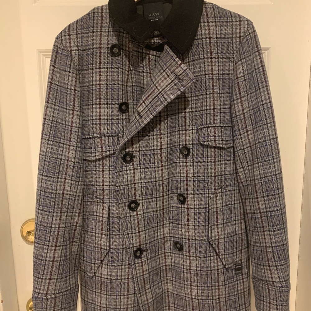 GStar Plaid Winter Coat
